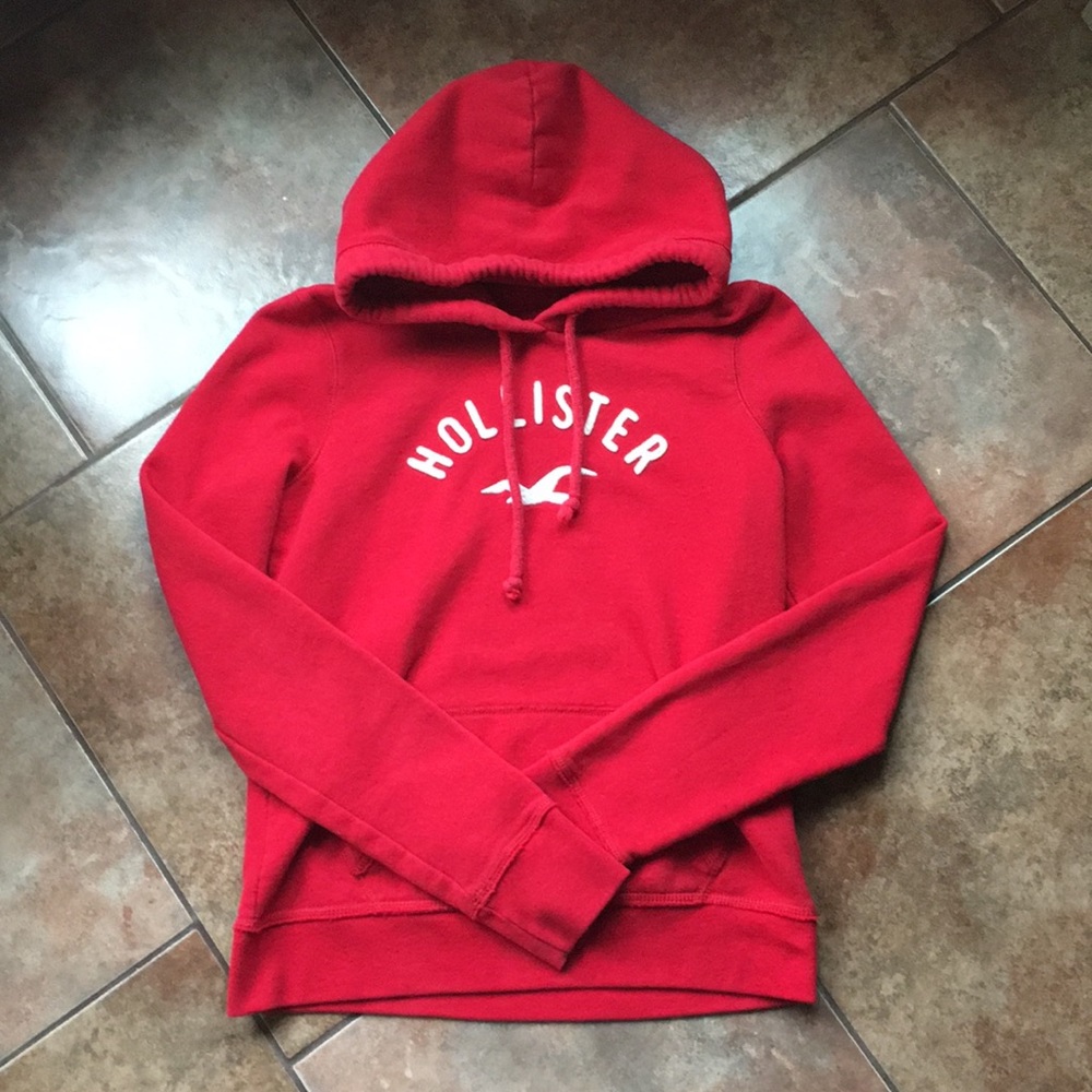 Red Hollister Hoodie
